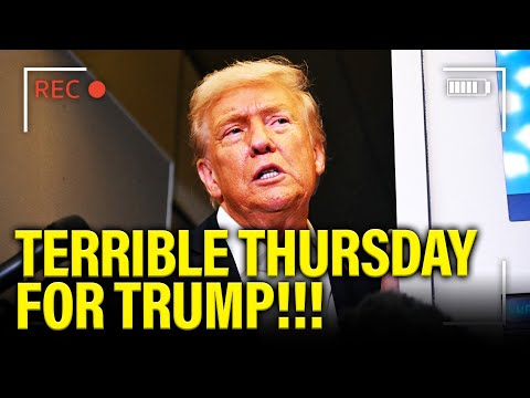Thumbnail for Trump PANICS on THURSDAY as he gets MORE BAD NEWS