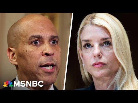 Thumbnail for Booker to MSNBC: Bondi attacking Senators is ‘Not the way it should be done’