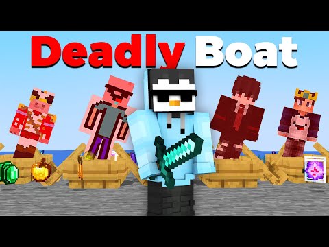 Thumbnail for I Trap Every Youtuber Using Boat in this MinecraftSMP