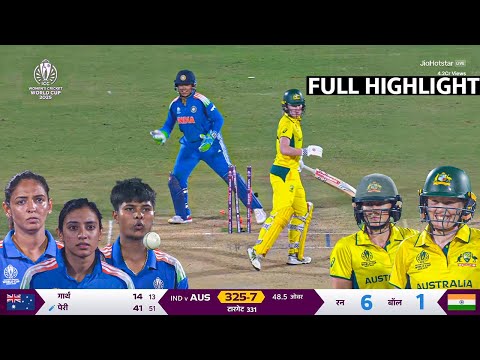 Thumbnail for INDIA vs AUSTRALIA Women ICC WC Full Highlights, ICC Women World Cup 2025, IND VS AUS Full Highlight
