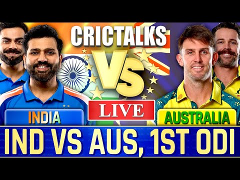 Thumbnail for Live: India vs Australia, 1ST ODI, Cricket Live Match Today, Live MatchTeam Scores & Commentary