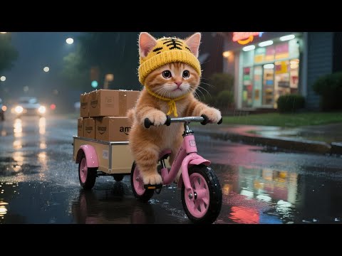 Thumbnail for Kitten Works as a Delivery Boy in a Storm to Get a Cake for His Sick Mama Cat – 10 Heartwarming Stor