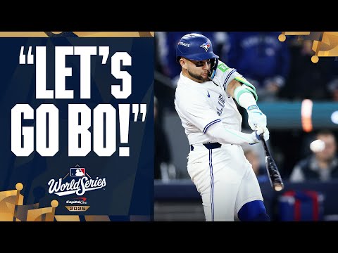 Thumbnail for BO BICHETTE HOMERS TO GIVE THE BLUE JAYS A GAME 7 LEAD vs. Shohei Ohtani and the Dodgers! 💪