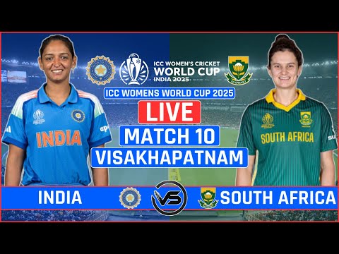 Thumbnail for Womens World Cup Live: India Women vs South Africa Women Live | IND vs SA Live Scores & Commentary