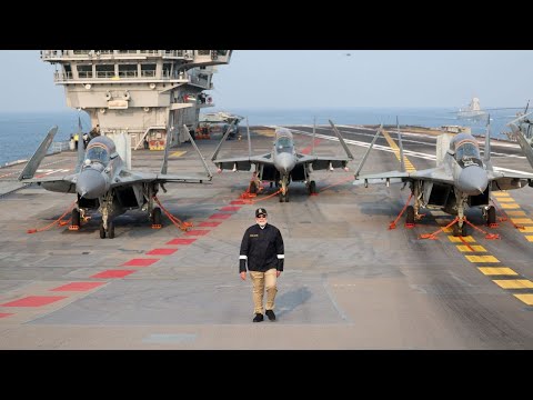 Thumbnail for UNMISSABLE! INS Vikrant's air power demo and celebration of India's maritime might
