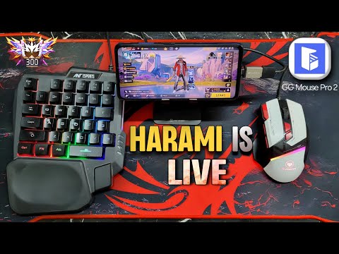 Thumbnail for HARAMI IS LIVE with gaming keyboard and mouse ⌨📱🖱