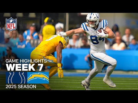 Thumbnail for Indianapolis Colts vs. Los Angeles Chargers Game Highlights | NFL 2025 Season Week 7