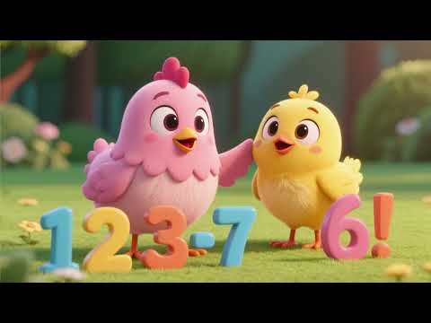 Thumbnail for Pink Chick, Yellow Chick, Count to Six! 💗💛🐣🔢 | Fun Counting Song for Kids