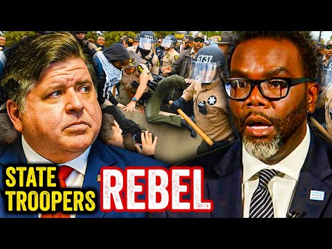 Thumbnail for Pritzker and Johnson PANIC as Illinois State Troopers REBEL!!!