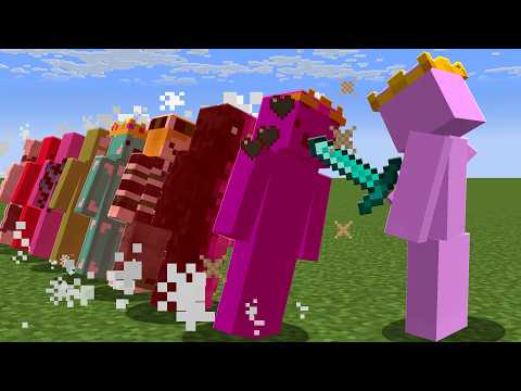 Thumbnail for 9 YouTubers Share 1 Life in Minecraft