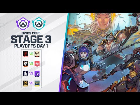 Thumbnail for [DROPS] OWCS 2025 | NA & EMEA | Stage 3 Playoffs Day 1