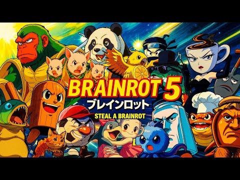 Thumbnail for BRAINROT: ANIME OPENING 5 ft. ALL "STEAL A BRAINROT" CHARACTERS | Official Music Video