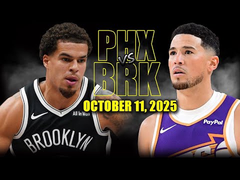 Thumbnail for Phoenix Suns vs Brooklyn Nets Full Game Highlights - October 12, 2025 | NBA Preseason Game