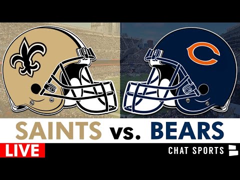 Thumbnail for Saints vs. Bears Live Streaming Scoreboard, Free Play-By-Play, Highlights | 2025 NFL Week 7