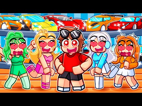 Thumbnail for RIZZING GIRLS With My 30 SUPERCAR GARAGE In Roblox DRIVING EMPIRE...