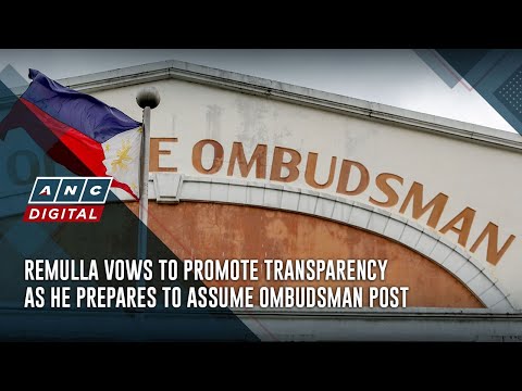 Thumbnail for Remulla vows to promote transparency as he prepares to assume ombudsman post | The World Tonight