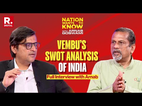 Thumbnail for Zoho’s Sridhar Vembu With Arnab: Flipping the Script on India’s Rise as a Superpower | Nationalism