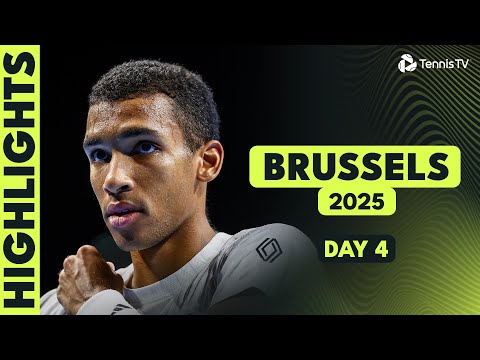 Thumbnail for Thrilling Dzumhur vs Felix AA, Musetti, Mpetshi Perricard Feature | Brussels 2025 Highlights Day 4