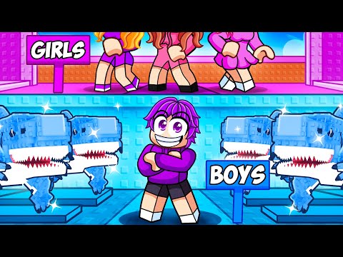 Thumbnail for I Built A SECRET BASE in a GIRLS ONLY SERVER In Steal A Brainrot!