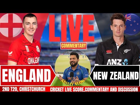 Thumbnail for England vs New Zealand | T20 Match | Live Cricket Score & Commentary | ENG vs NZ