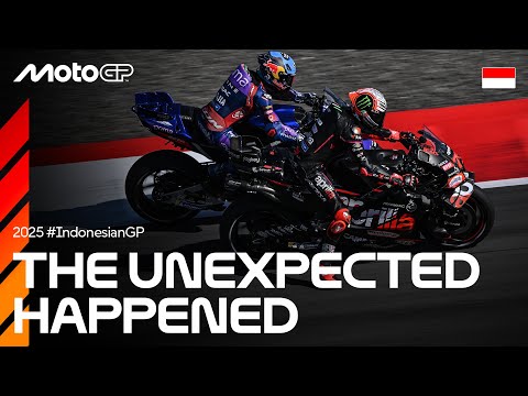 Thumbnail for The dramatic last 5 minutes of MotoGP Practice 👀 | 2025 Indonesian GP