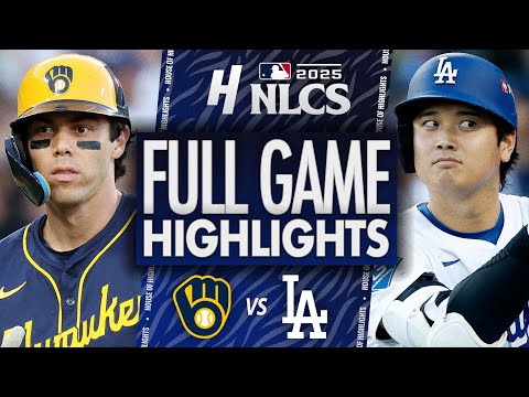 Thumbnail for Milwaukee Brewers vs Los Angeles Dodgers - GAME 3 FULL HIGHLIGHTS | October 16, 2025 MLB Playoffs