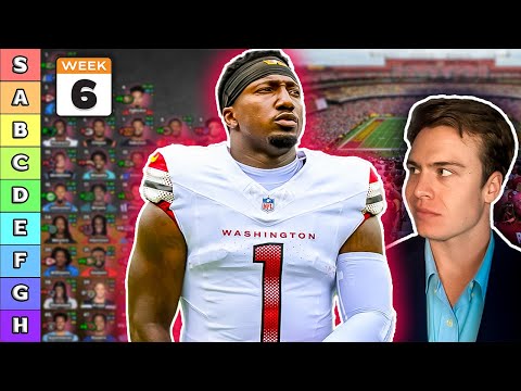 Thumbnail for Top 50 Wide Receiver Rankings & Tiers - Week 6 Fantasy Football