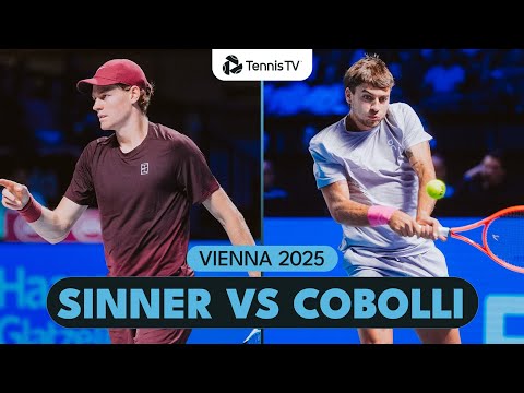 Thumbnail for Jannik Sinner vs Flavio Cobolli Match Highlights | Vienna 2025 Highlights