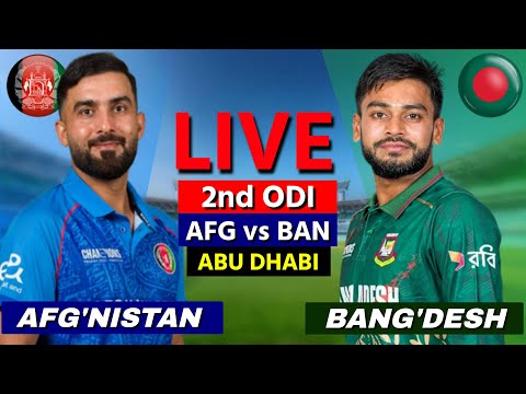 Thumbnail for Bangladesh vs Afghanistan Live - 2nd ODI | BAN vs AFG Live Scores & Commentary