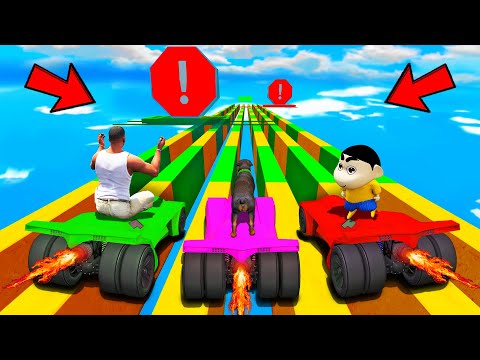 Thumbnail for SHINCHAN AND FRANKLIN TRIED THE IMPOSSIBLE PARKOUR CHALLENGE GTA 5