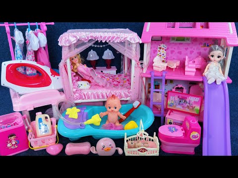 Thumbnail for 12 Minutes Satisfying with Unboxing Cute Princess House and Bedroom Collection Toys Review | ASMR