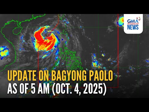 Thumbnail for Update on Severe Tropical Storm #PaoloPH as of 5 AM (Oct. 4, 2025) | GMA Integrated News
