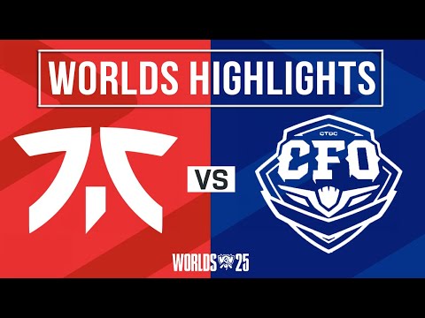 Thumbnail for FNC vs CFO Highlights | Worlds 2025 Swiss Stage | Fnatic vs CTBC Flying Oyster
