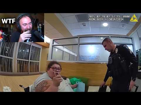 Thumbnail for Fat influencer got arrested, couldn't fit in a cop car..