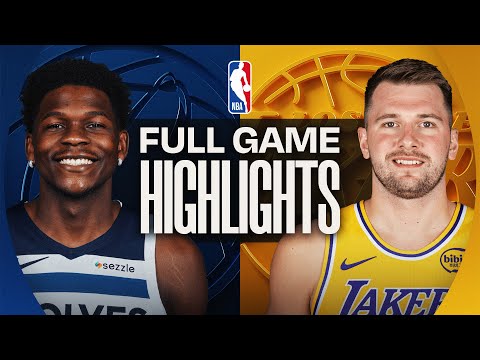 Thumbnail for TIMBERWOLVES at LAKERS | FULL GAME HIGHLIGHTS | October 24, 2025