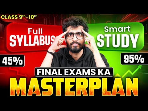 Thumbnail for 120 Days Strategy to SCORE 95% in FINAL Exams⚡️| Smart Study Tips for Class 9th & 10th🔥 | MUST WATCH