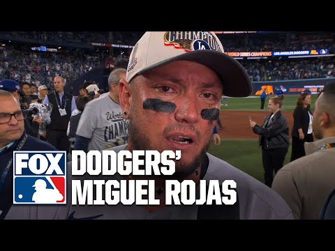 Thumbnail for Miguel Rojas gets emotional describing game-tying HR in World Series: ‘Biggest spot in my life’