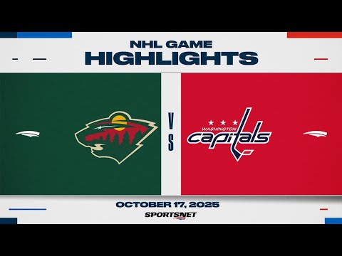 Thumbnail for NHL Highlights | Wild vs. Capitals - October 17, 2025