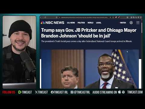 Thumbnail for Trump Calls For ARREST Of Democrat Mayor And Illinois Governor, CIVIL WAR! | Tim Pool