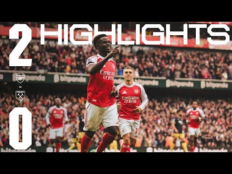 Thumbnail for RICE AND SAKA GOALS SECURE THE WIN! | Arsenal vs West Ham United (2-0) | Premier League