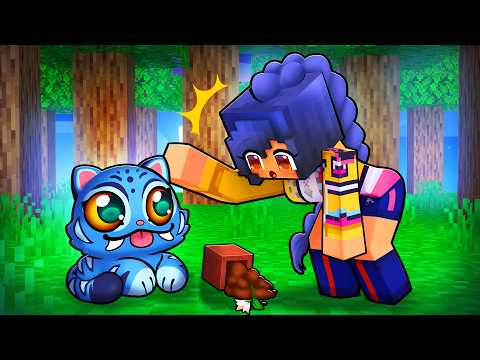 Thumbnail for Playing as K-POP DEMON KITTEN In Minecraft!