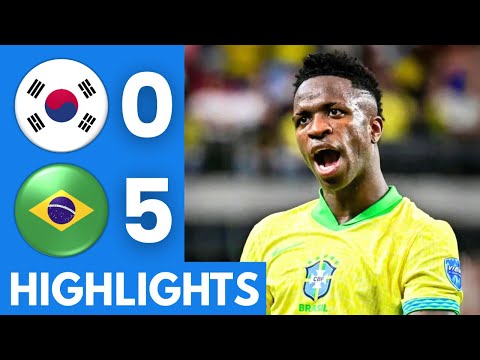 Thumbnail for South Korea vs Brazil (0-5) Highlights | International Friendlies 