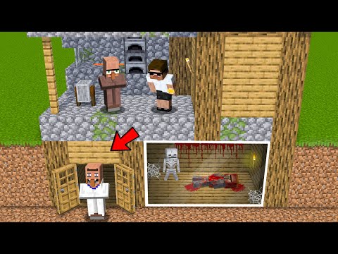 Thumbnail for A SCARY Villager Move Under My House in Minecraft..