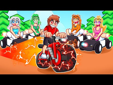 Thumbnail for Jumbo Bike Speedrunner Vs Police Hunters In Riders Republic With MY CRAZY FAN GIRLS...