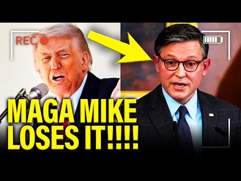 Thumbnail for MAGA Mike Johnson FALLS APART on LIVE TV as HE FINALLY CRACKS