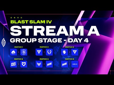 Thumbnail for BLAST Slam IV, Group Stage, Day 4: Stream A - Dota 2 LIVE