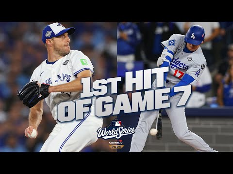 Thumbnail for Shohei Ohtani collects the first hit of a win-or-go-home World Series Game 7! 💪 | 大谷翔平ハイライト