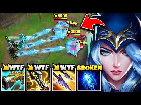 Thumbnail for Ashe but my arrows are upgraded into ICE BOLTS that freeze you (225% BONUS DAMAGE)
