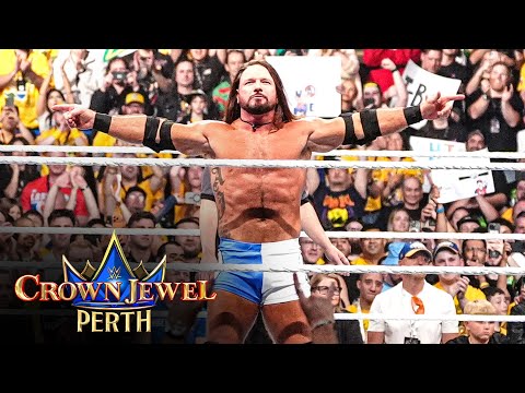 Thumbnail for John Cena writes a PHENOMENAL ring introduction for AJ Styles: Crown Jewel 2025 highlights