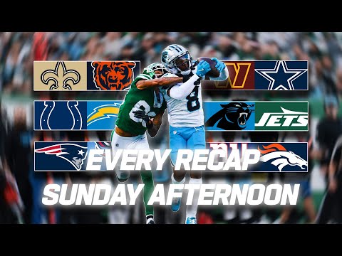 Thumbnail for Every Recap from Sunday Afternoon | 2025 NFL Season Week 7